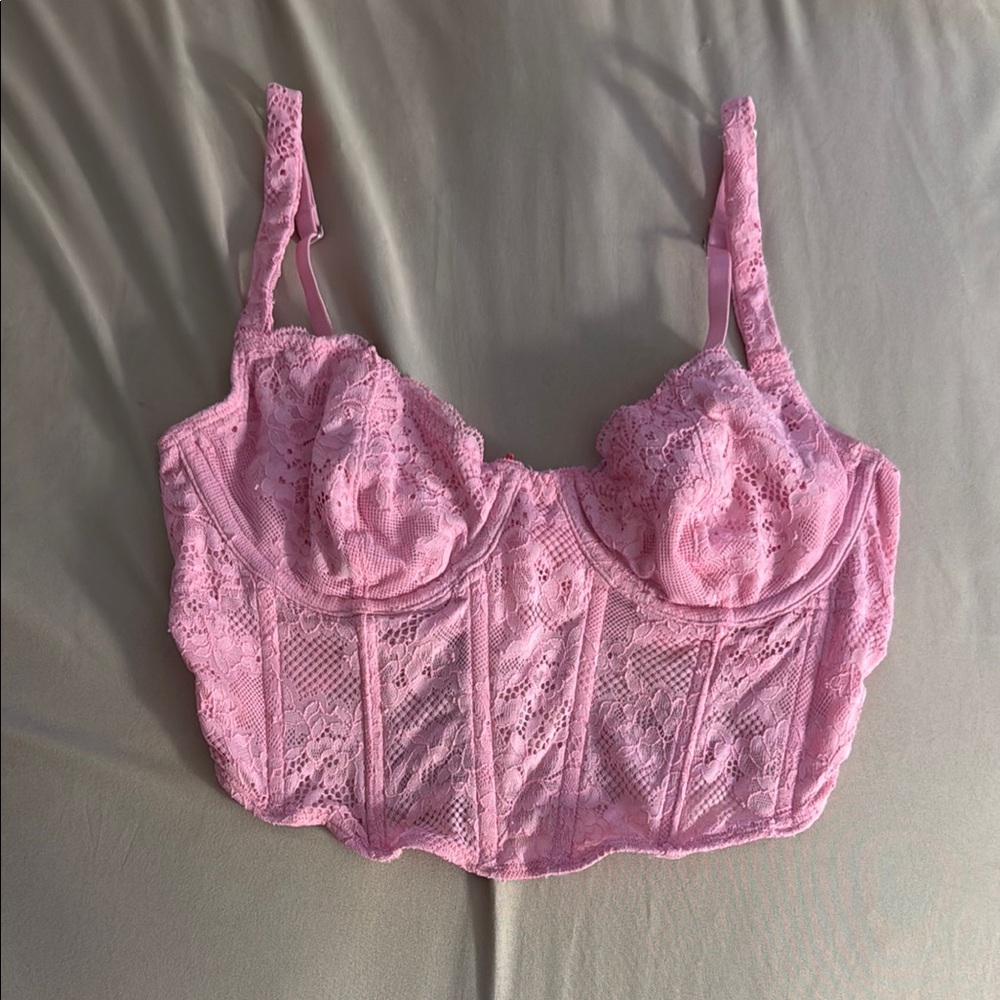 Hollister Pink Lace Women's Bralette